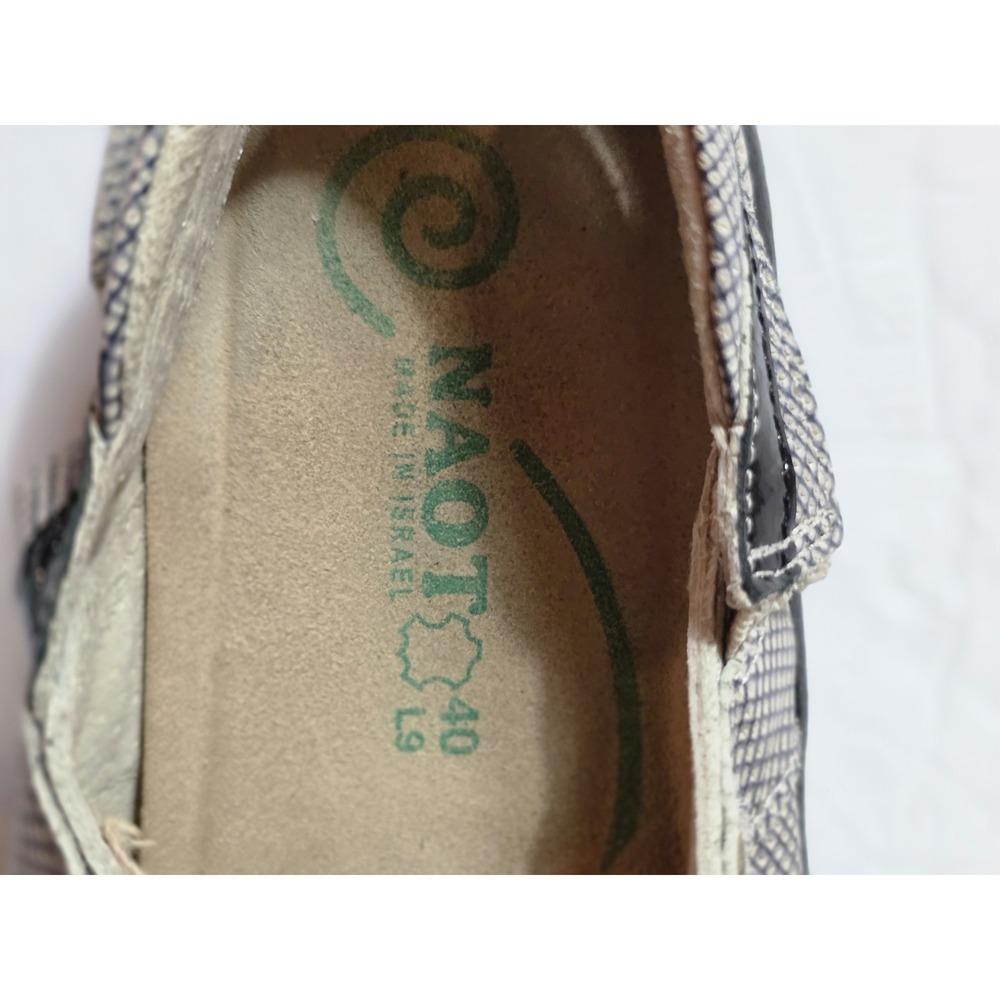 NAOT Shoes For Women Size 9.5 Mary Jane Style Slingback. Made In Israel. Flats - Picture 3 of 5